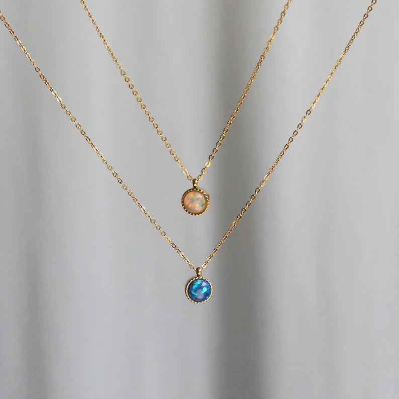 Fire Opal Necklace